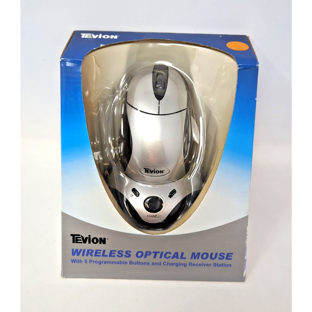 Tevion M26WC Rechargeable 5 Buttons Wireless Optical Mouse w/ Charging Receiver